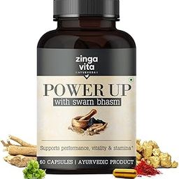 Zingavita Power Up Shilajit for Men with Swarn Bhasm | 100% Ayurvedic with 17 Herbs like Pure Original Shilajit/Shilajeet & Ashwagandha | For Stamina & Performance (60 Shilajit Gold Capsules)-28