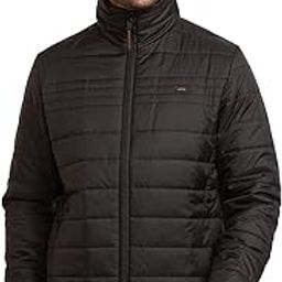 Men'S Metallic Black Nylon Solid Sleeveless Regular Fit Jackets-image-11