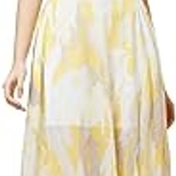 Women Strappy Shoulder Abstract Print Smocked Crop Top & Side Slit A-Line Skirt Co-Ord Set-44