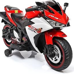 Nexus Product Bike for Kids Toy R3 Bike with Rechargeable Battery Operated Ride on for Boys and Girls | Electric Children Ride on [3 to 8 Years, Large, Red]-image-82