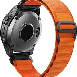 Premium Nylon Strap 22mm for Garmin Forerunner 945, Fenix 5, 6, 7 Smartwatch - Alpine Loop-17