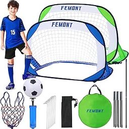 Soccer Goals Set for Backyard, 4x2.5FT Portable Pop Up Soccer Nets with Carrying Bag for Indoor Outdoor Games Practice Training Great for Kids and Adults-image-30