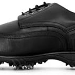 VIPERGOLF Men's Tour Pro MD Spiked Golf Shoes - Black-image-18