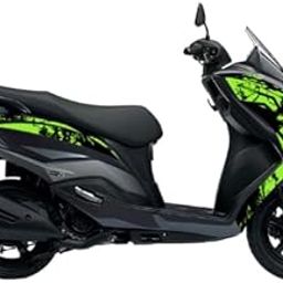Grayfixx Half Body Graphics for Burgman 125 | Made in Premium Gloss Vinyl with FPF (Fade Protection Film), Waterproof, Precut Sticker, Pack of 1 for Both Side-image-14