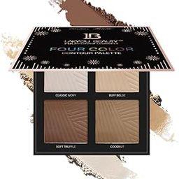 Four Color Contour Palette | Powder Contour Palette And Highlight Palette | Ultra Base Cream Texture Palette For Face |18g-17