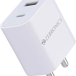 Zebronics MA106B Type C + USB Charger, Dual Output, 20W max, Multi Protocol, for iPhone | Android Smartphones | Tablets, PD 3.0 Adapter, Rapid Charge, Wide Voltage Support, Built in protections-14