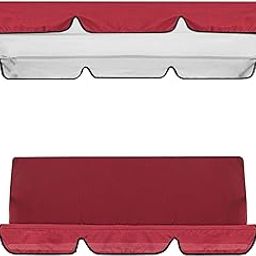 Garden Swing Chair Canopy Cover Kit Accessories Canopy 195x125x15cm Sunproof Red|Home & Garden | Yard, Garden & Outdoor Living | Patio & Garden Furniture |1 Swing Top Cover-image-28