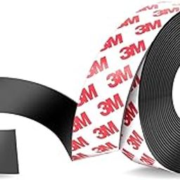 Marve Magnetic Tape, 15 Feet Magnet Tape Roll (1/2'' Wide x 15 ft Long), with 3M Strong Adhesive Backing. Perfect for DIY, Art Projects, whiteboards & Fridge Organization (Pack Of 1)-13