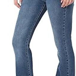 Mid Rise Womens Boot Cut Jeans-image-2