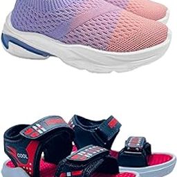 Kids Sandals and Shoes Combo (2 Pairs) for Baby Boys and Girls-image-127