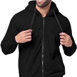Men's Zipper Hoodie Sweatshirt Jacket for Winter Wear-image-75