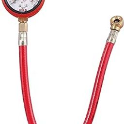 WAICO Analog Tire Pressure Gauge | Flexi Pipe Tyre Air Pressure Gauge for Car Truck Motorcycle Bike | Range- 200 PSI-31