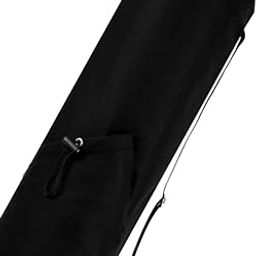 SECRET DESIRE Yoga Mat Bag Waterproof Sports Gym Bag Yoga Mat Carrier for Fitness Exercise Black-image-46