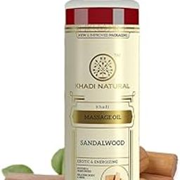 Khadi Natural Sandalwood Massage Oil |Stress relieving properties| Relaxes aches and pains|Aromatherapy| Suitable for All Skin Types| 210ml-image-51