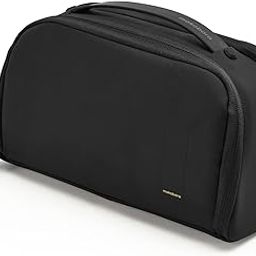 The Pac Kit | Water Resistant 11 Cms Toiletry Kit Bag | Travel Accessory | Grooming Kit for Men and Women | 2022 - Model, Black-image-39