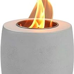 CLUB BOLLYWOOD® Tabletop Bioethanol Fireplace hot Bowls Pot Bowl Pot Fireplace for Camping Grey| Home & Garden | Home Improvement | Heating Cooling & Air | Fireplaces & Stoves-image-46