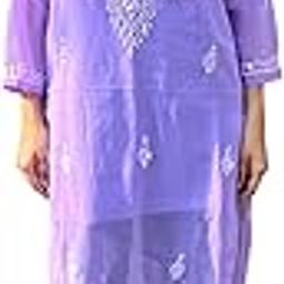 Elegant Lavender Chikankari Kurti for Women-26
