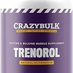 CrazyBulk Trenorol Natural Alternative For Cutting & Bulking Muscle Supplement,First Time In India (90 Capsules),1 Count-30