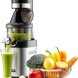 Kuvings CS600 Commercial Cold Press Whole Slow Juicer Chef, All-in-1 Fruit & Vegetable Juicer, World's Only Juicer with Patented Rubber & Silicon-Free Technology, Service Across India, 240W (KCS6000)-picture-4