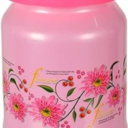 Homestic Flower Design Multipurposes Plastic Sitting Stool (Pink)-image-81