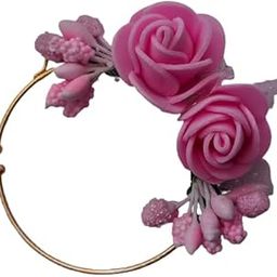 Floral Nose Ring with Pearl Chain for Haldi, Mehendi, Baby Shower Engagement Wedding.-image-54