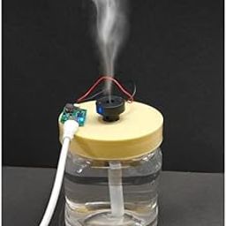 ERH India DIY Mist Maker Fogger Humidifier Ultrasonic Kit with 200ml Jar Type C Circuit Board Module-1