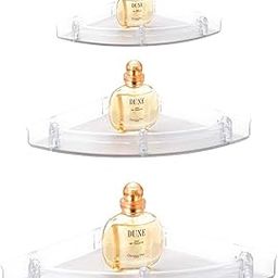 SBD Acrylic Multi Purpose Bathroom Corner Set of 3 (Crystal Clear) | Plastic Corner Set-image-3
