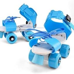 Rensom Toy Toy Imagine Roller Skates for Boys and Girls, Kids Age 5-14 Years,All Polyurethane Wheels,Size Adjustable 4 Wheel,with Break,Skating Shoe in-line Skates-image-1