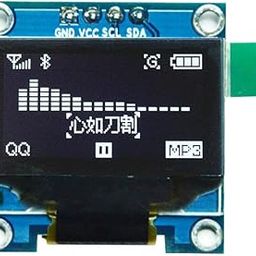 REES52 0.96 Inch OLED I2C Display Module 128x64 Pixel OLED Display Screen IIC Serial Mini Self-Luminous Display Screen Board Compatible with Arduino Raspberry PI (Blue and Yellow)-8