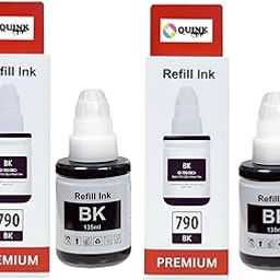Compatible Ink for Canon Gi 790 Pixma Ink Suitable for Canong1000 / G1010 / G1100 / G2000 / G2002 / G2010 / G2012 / G2100 / G3000 / G3010 / G3012 / G3100 / G4000 / G4013 (2 Black)-image-21