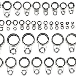 meadawgs Meadawgs® Outdoor Fishing Rod Guides Tips Fishing Line Rod Guide Eyes 41pcs-picture-27