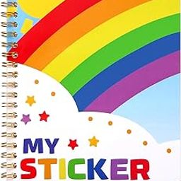 Reusable Sticker Book, Sticker Scrapbook, Sticker Collection Book with Spatula and Alphabet Sticker Label, Sticker Storage Book, A5 Size, Cute Sticker Holder-image-37