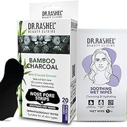 DR.Rashel Nose Pore Strips| Deep Cleansing Nose Strips For Instant And Painless Blackheads Removal 20 PCS (Bamboo Charcoal)-7