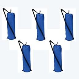 Panchtatava Blue_Stble_Dori.Lock(Pack of 5) Exercise Yoga Mat Cover Bag ONLY with Broad Strap-image-42