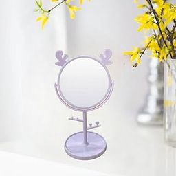 Makeup Mirror with Cute Reindeer Ears,Shaving Mirror, Vanity Mirror with Stand 14cmx7cm-image-68