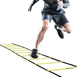 Burnlab Agility Ladder Set | 19.6 feet Long with Adjustable rungs | Comes with 4 Cones and 4 Nails-picture-17