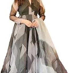 Black Color Ethnic wear Gown Set with Dupatta-picture-48