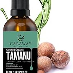 CARAWAY Tamanu Oil Organic for Skin – Ayurvedic Extraction Method Helps Treat Psoriasis, Eczema, Acne Scar, Rosacea – 1.7 Fl oz – 50 ml – Indian Origin-image-30