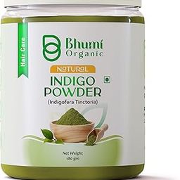 Bhumi Organic Natural Indigo Powder for Hair Colour, 180g, Chemical-Free-image-46