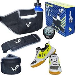 Gowin Badminton Shoe Staunch White/Lime Size-13 Kids with Verified Walking Set-image-51