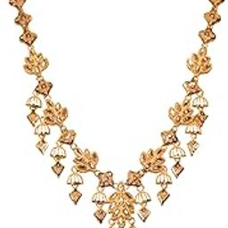 10k Latest Choker Design Necklace Set for Women | Traditional One Gram Gold Plated Jewellery Set for Women's-image-89