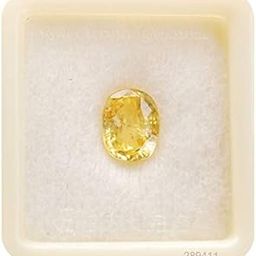 Yellow Sapphire Pukhraj 9.00 Ratti GGTL Certified from Sri Lanka (Ceylon) Natural Original AAA++ Quality Loose Gemstone-27