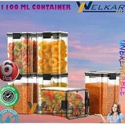 Containers Grocery Storage Containers | Transparent | Dishwasher Safe BPA Free Plastic Storage Container Kitchen Accessories It|Design - 2520 for Home and Kitchen-image-99