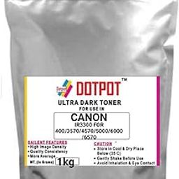 Dotpot Toner Powder for USE in Canon IR 3300 400 3570 4570 5000 6000 6570 2016 2018 2020 2025 2030 2002 2202 2004 2204 2006 2206 2525 2530 2520 2535 2545 Copier (1 kg pkt)-image-6