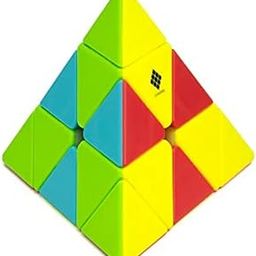 Cubelelo Drift Pyraminx Puzzle Speedcube | Beginner Starter Cube for Kids 3+ Year Old & Above | Triangle Pyramid Shape Stickerless 3x3 Cubes Toy | Ideal for Boys Girls Children 4 5 6+ Years & Adults-8