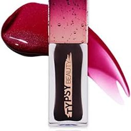 Typsy Beauty Midnight 2-In-1 Lip & Cheek Oil | Ph-Activated Custom Berry Pink, Intense Hydration With Acai Berry & Hibiscus Oil, Long Lasting Glossy Lip Tint & Blush, Formulated In Italy 6.4G-55