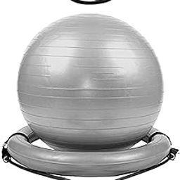 LOOM TREE® Yoga Ball Chair Kit PVC Fitness Ball Enthusiast Office | Fitness Running & Yoga | Fitness Equipment & Gear | Exercise Balls-image-6