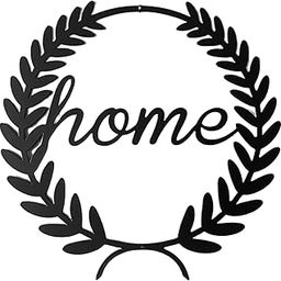 SAZ DEKOR® Metal Wall Art Decor Office Round Black Gift Sculpture Iron Art-image-46
