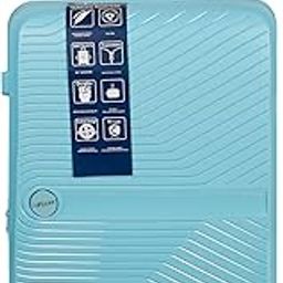 Stv PP02 Turtle Blue 24" Expandable Check-in Hard Suitcase with Spinner Wheels (4342), Medium-image-62