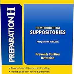 Preparation H Pfizer Prep H Suppositories- 12 Count-30